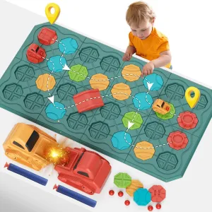 Stem Board Games Kids Toys - Logical Road Builder Puzzles Game for Kids, Large Educational Montessori Preschool Learning Toy Gifts for 4 5 6 7 8 Year Old Boys Girls