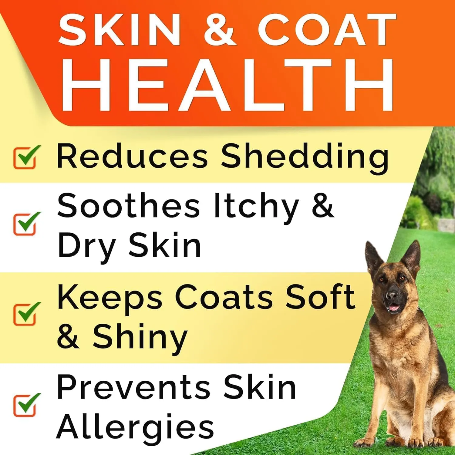 StrellaLab Omega 3 for Dogs - (180Ct) Fish Oil Treats - Allergy & Itch Relief Skin&Coat Supplement - Dry Itchy Skin, Shedding, Hot Spots Treatment, Anti Itch - Pet Salmon Oil Chews - Atlantic Salmon