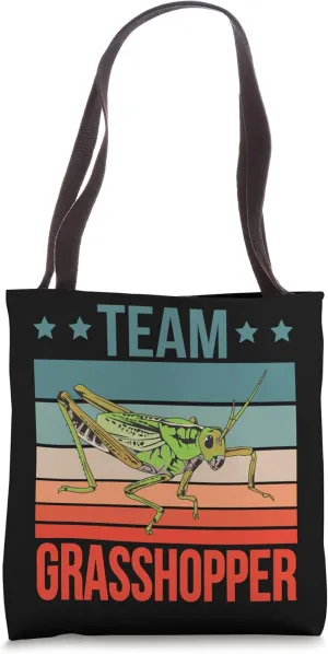 Team Grasshopper Locust Entomologist Insect Grasshopper Tote Bag
