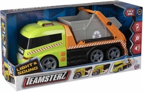Teamsterz Large Light & Sound Skip Lorry - Green/Orange