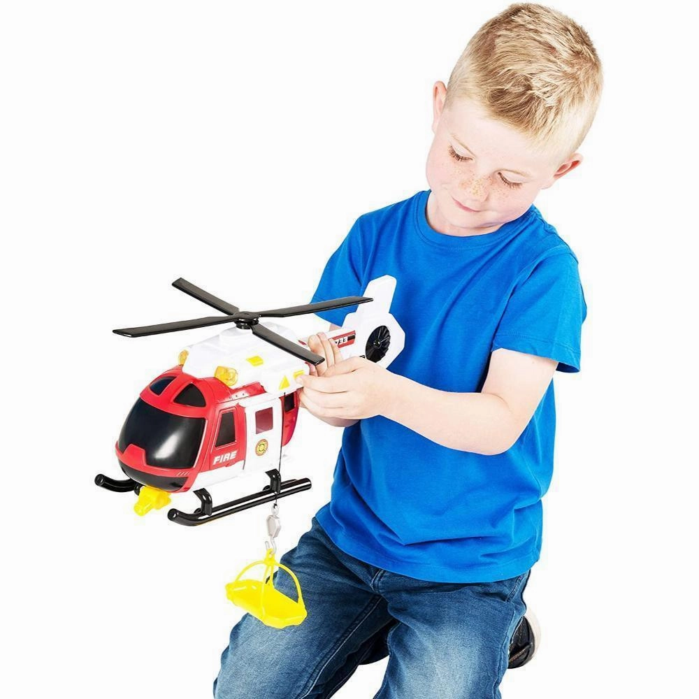 Teamsterz Light and Sand Fire Helicopter