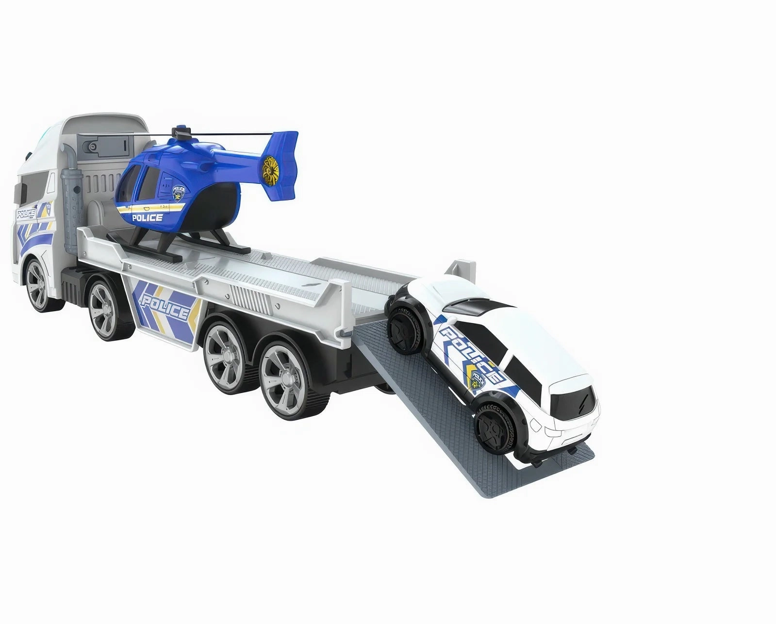 Teamsterz Light and Sound Police Helicopter Transporter