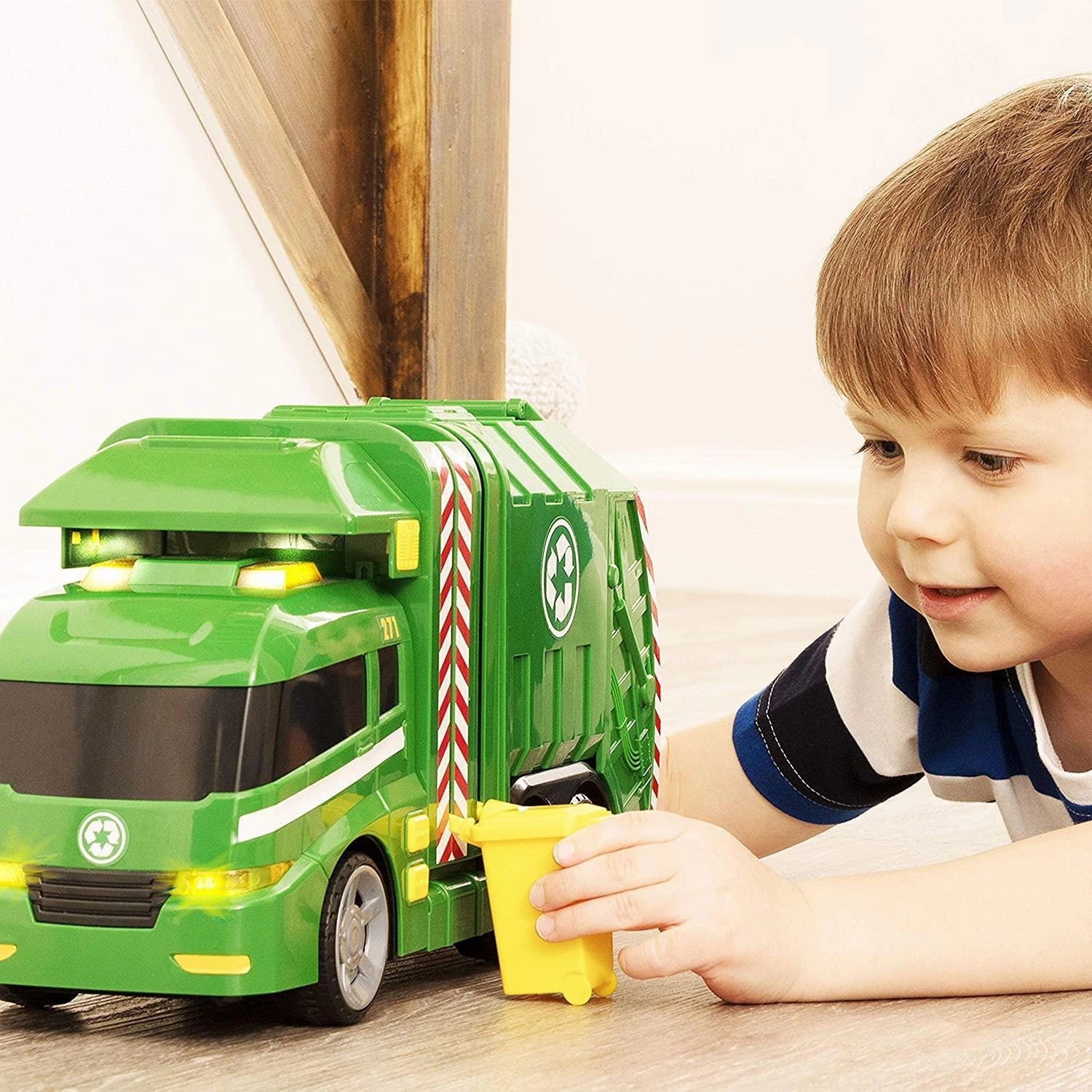 Teamsterz Light and Sound Recycling Garbage Truck