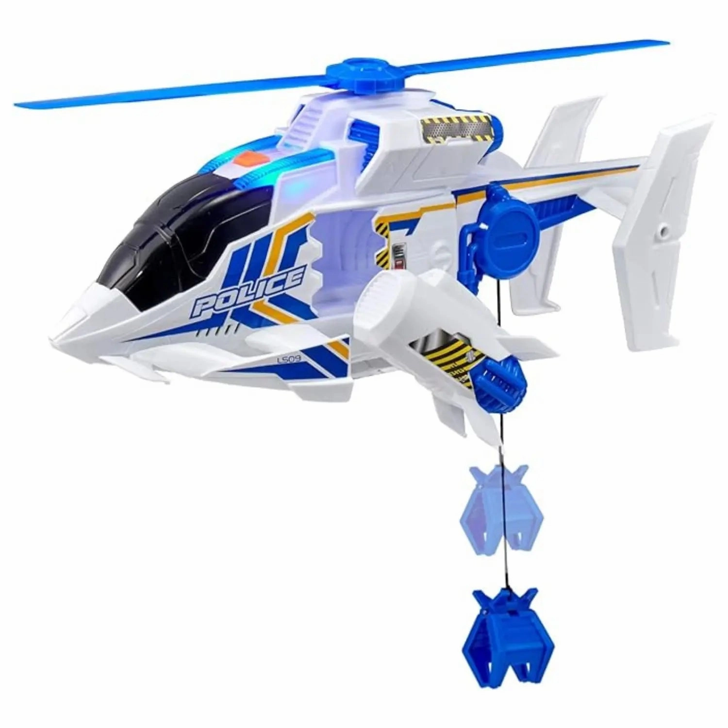 Teamsterz Mean Machines Light & Sounds Police Helicopter