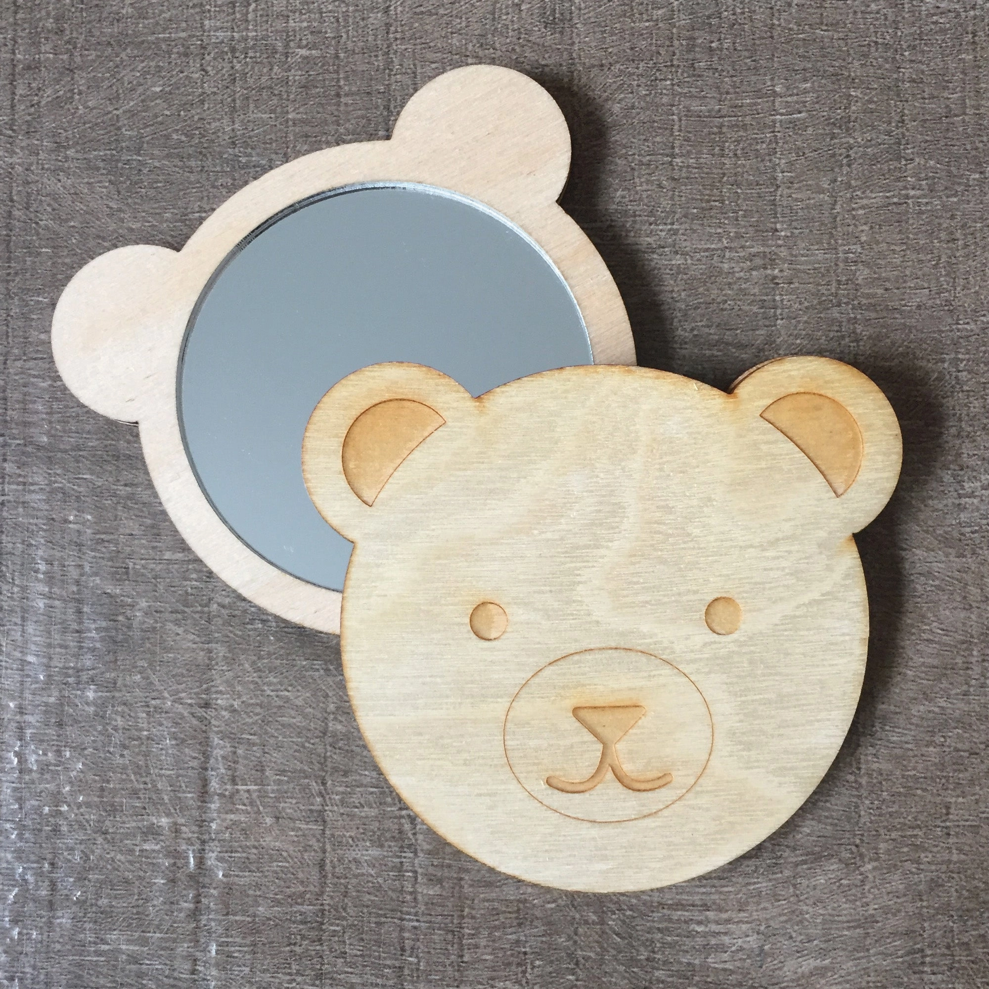 Teddy Bear Pocket Mirror
