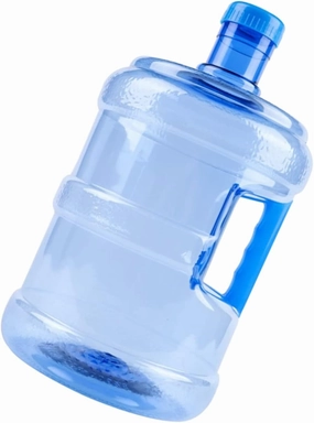 Thickened Pet Water Jug 5l Handheld Outdoor Hiking Water Bottle Bucket Lid Camping Supply