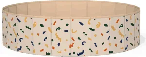 Toddler Sand and Water Table - Foldable and Portable Ball Pit, Small Sandbox and Baby Sensory Play Activity Center Ideal for Game Room, Pet Bathing and Summer Fun 32 * 8 Inches