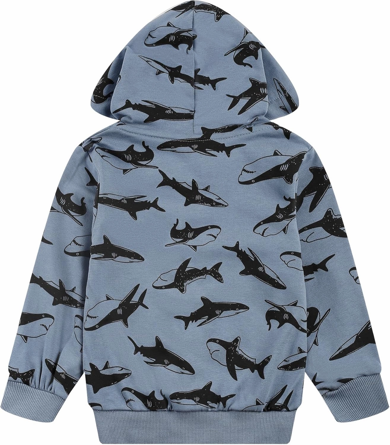 Toddler Zip Up Hoodie Sweatshirt Fall Clothes Boys Jacket With Hood 2-7 Years
