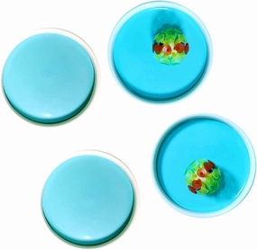 Toyvian Sticky Cricket Sucker Ball Toy Interactive Toss and Catch Game for Boy Girl Design Fun Family Activity Great Present for Boy Girl Blue Color