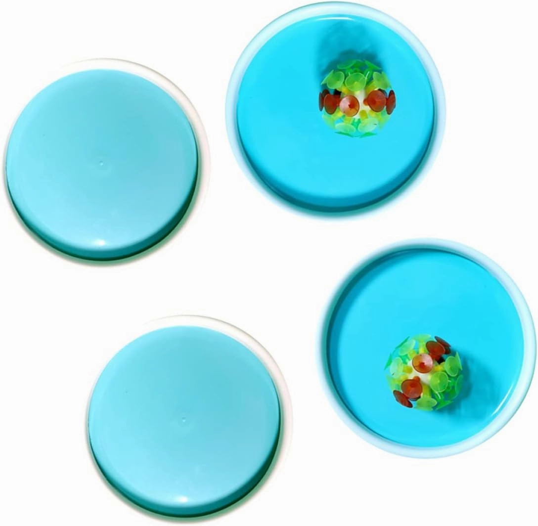 Toyvian Sticky Cricket Sucker Ball Toy Interactive Toss and Catch Game for Boy Girl Design Fun Family Activity Great Present for Boy Girl Blue Color