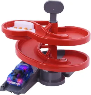 Tracks Attachment Rotary Tower for Race Track Sets, Tracks Accessories Replacement Only (RED)