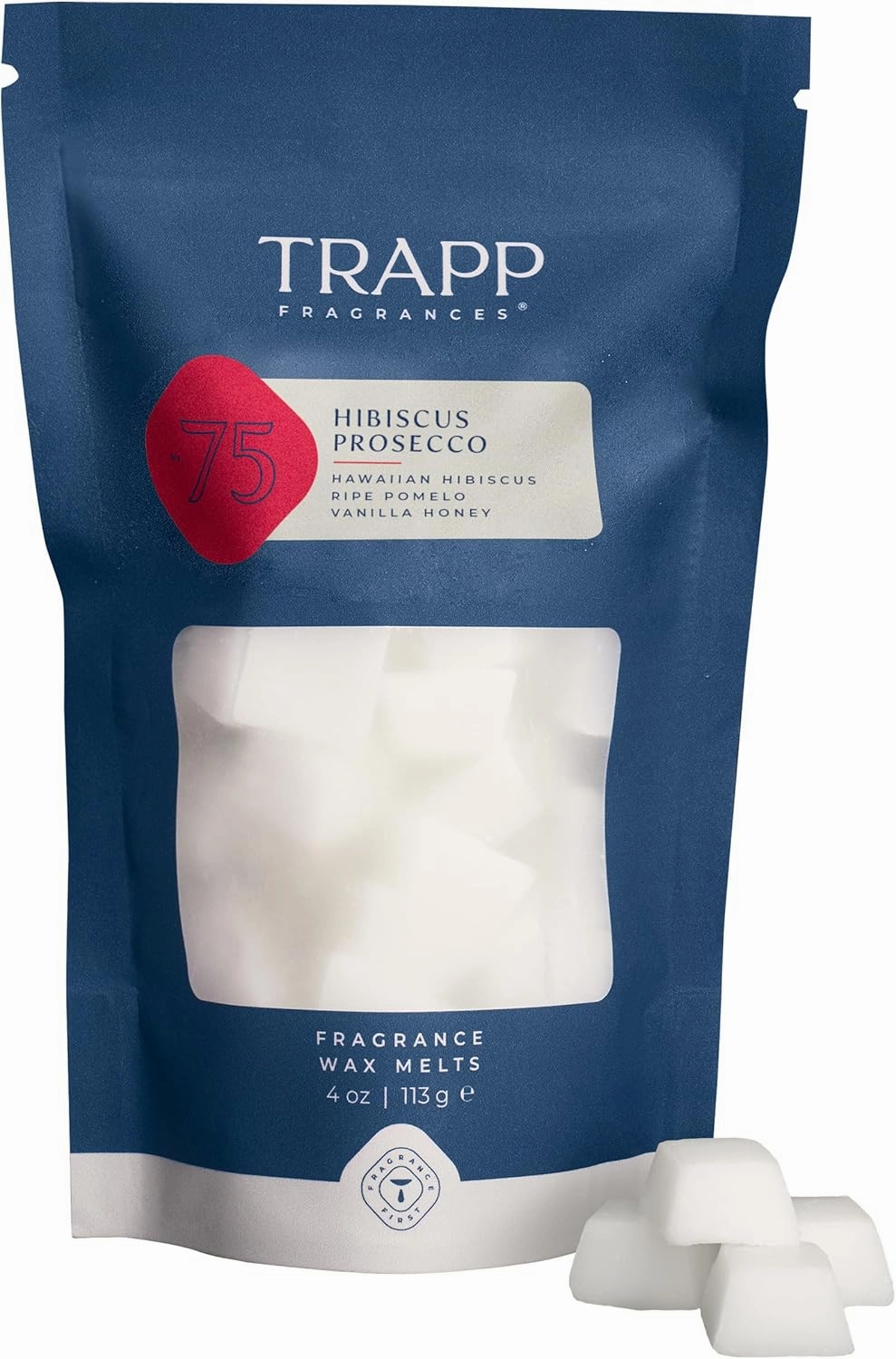 TRAPP | No. 75 - Hibiscus Prosecco | Scented Wax Home Fragrance Melts | 4 oz. Bag | Scent Notes of Hawaiian Hibiscus, Ripe Pomelo, and Vanilla Honey | Soy Wax Blend | Made In USA