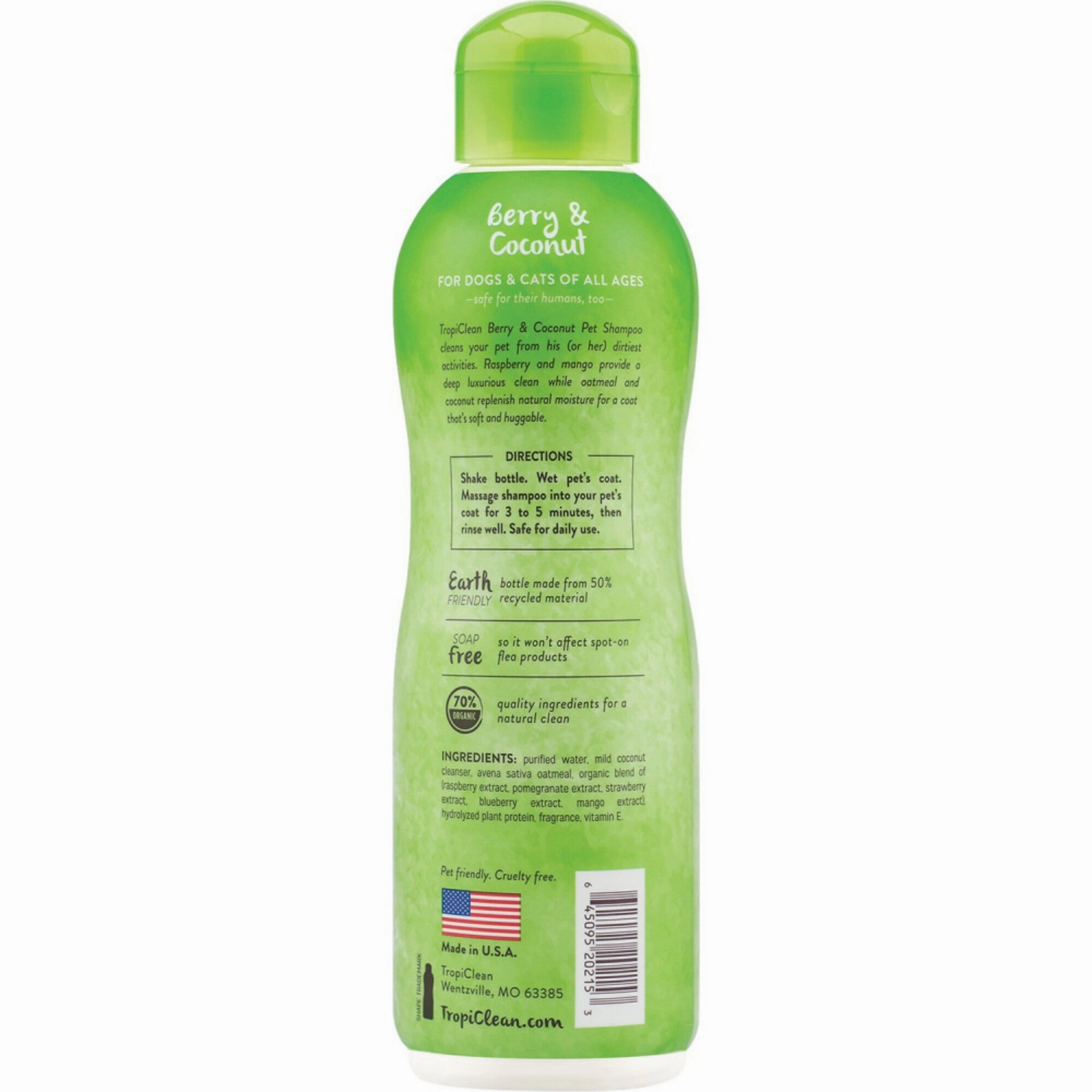 Tropiclean Deep Cleaning Pet Shampoo