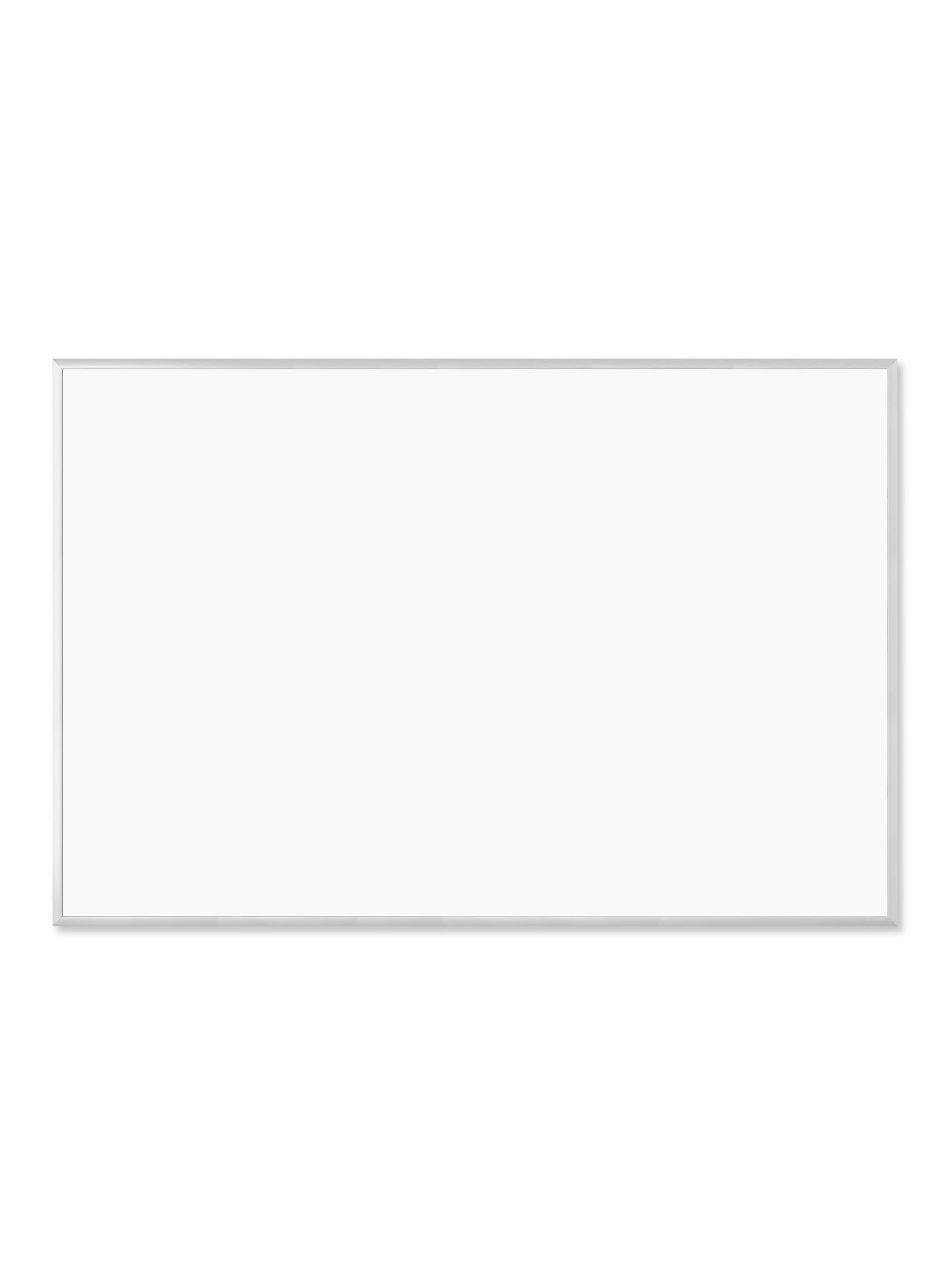U Brands Silver Aluminum Frame Magnetic Dry Erase Board, 72" x 48" (Actual Size 70" x 47")