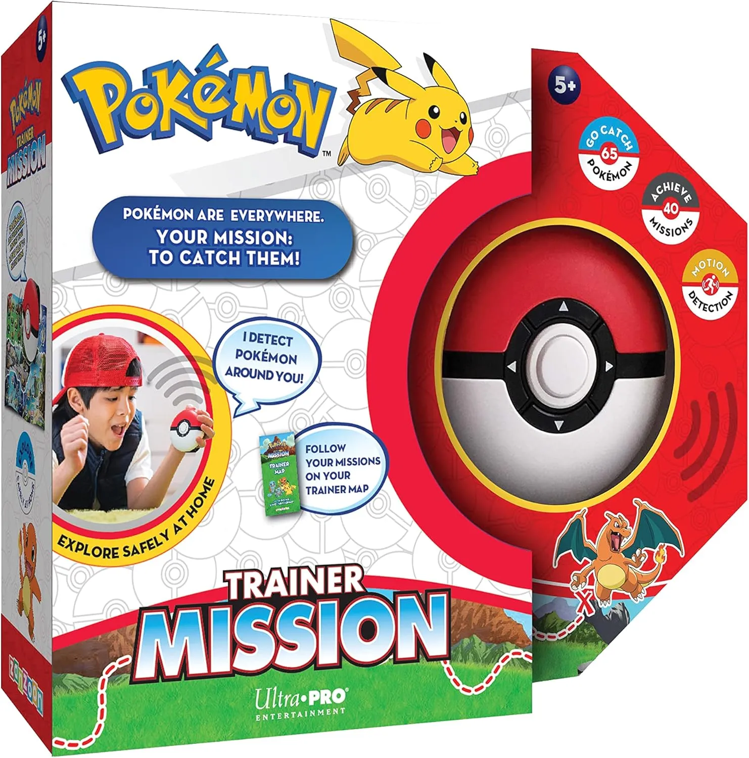 Ultra Pro Pokémon Trainer Mission Toy - Interactive Poké Ball Guessing Game, Fun for Family & Friends, Explore with Pokeball Toy, Learn & Catch Pokémon, Perfect for Board Game Enthusiasts