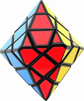 UMESCENE 3x3x3 Hexagonal Cone Speed Cube 3x3 Dodecahedral Magic Cube Brain Teasers Double Cone Cube Puzzle Toys