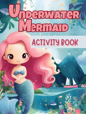 Underwater Mermaid Activity Book: A Magical Ocean Adventure with Creative Fun for Kids Ages 4 to 10 (Ultimate Adventure Puzzle & Activity Books for Kids & Tweens) Hardcover – January 28, 2025