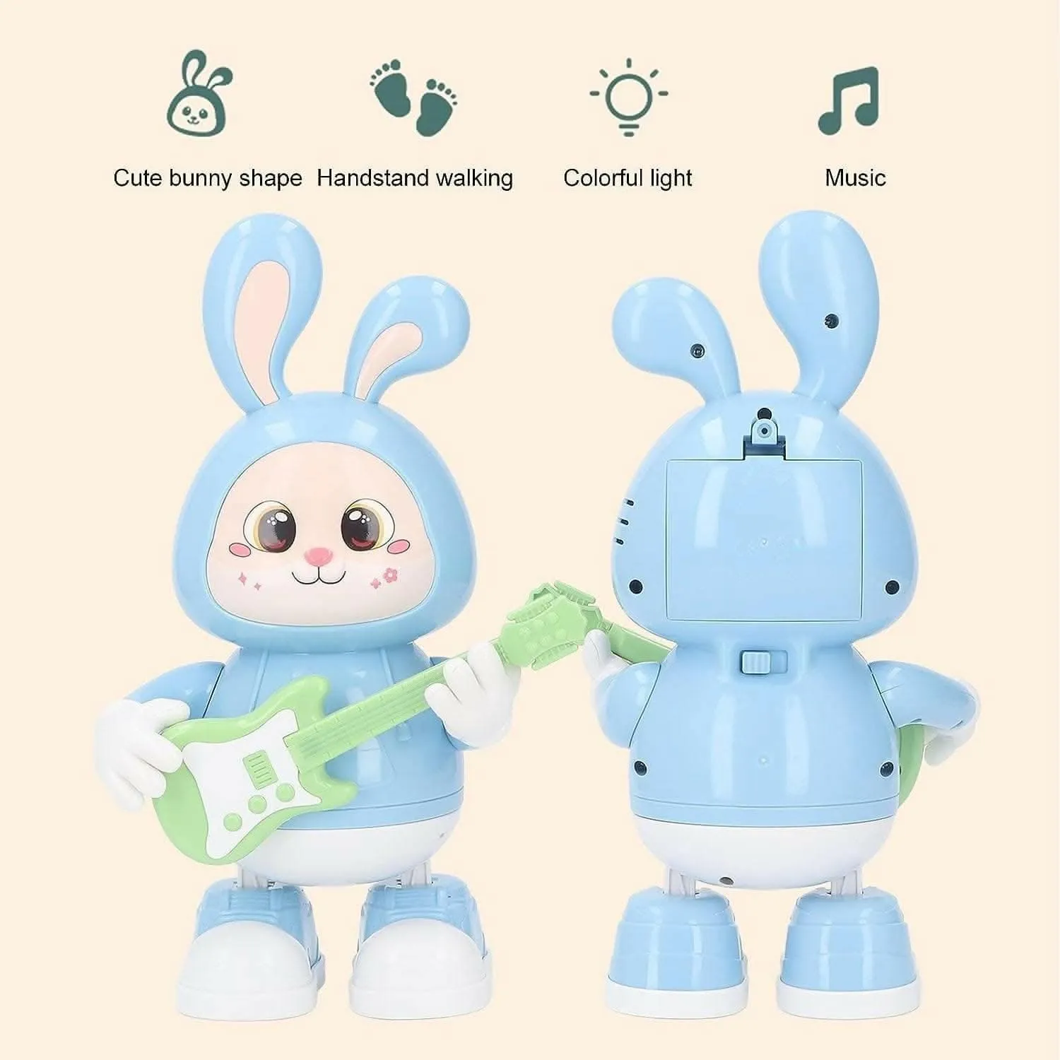Unicorn Dancing Rabbit Guitarist Toys for Kids
