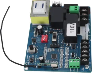 Universal Sliding Gate Opener Main Board Sensitive Gate Motor Control Board with Remote Controllers Convenient for Schools and Workplaces Electronic Components (110V)