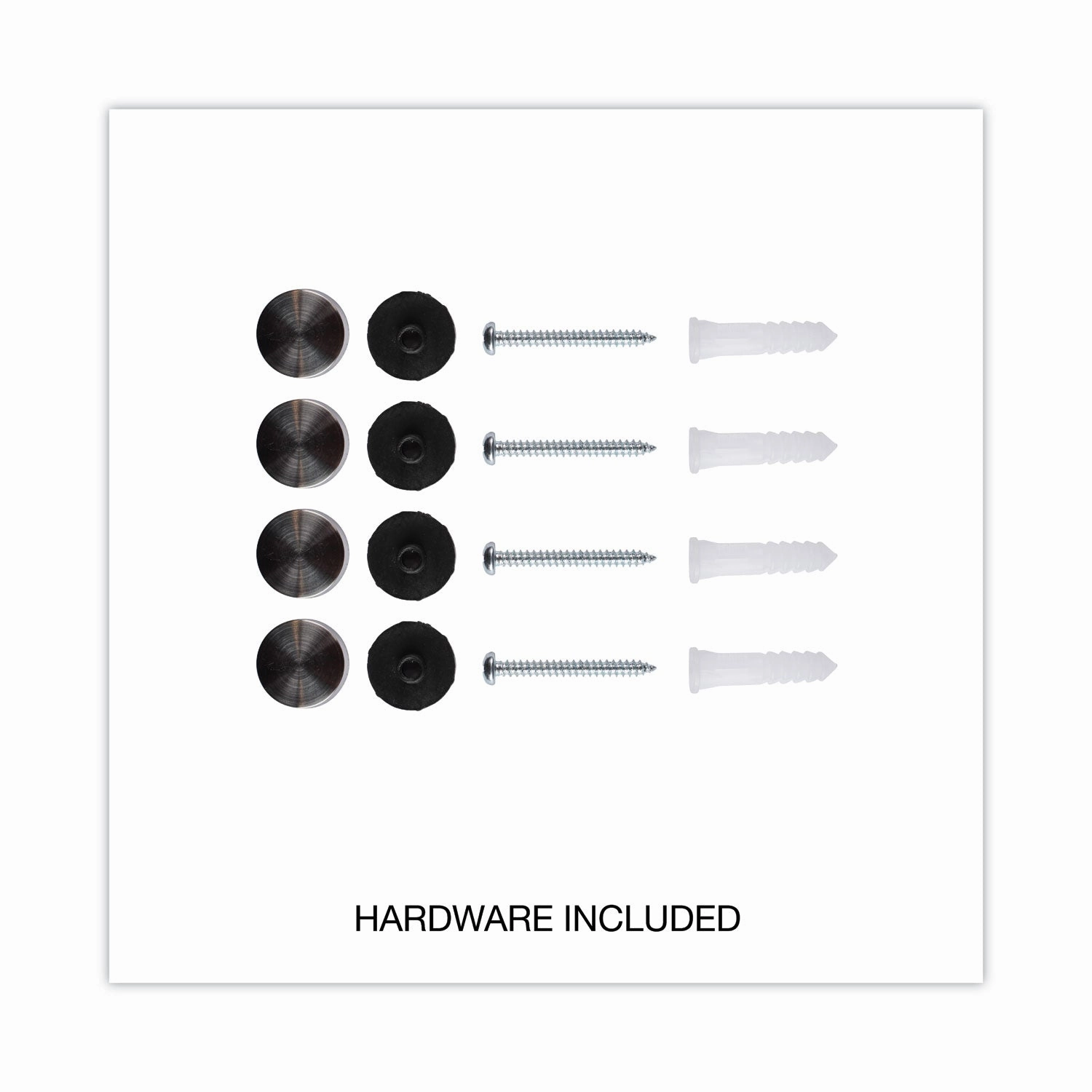 Universal® Frameless Glass Marker Board, 36" x 24", White Surface