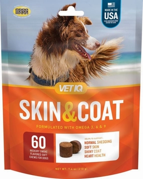 Vet IQ Skin & Coat Soft Chew for Dogs