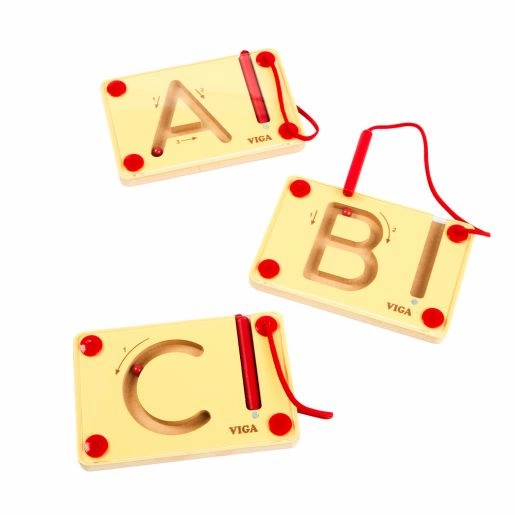 Viga Educational Magnetic Writing Board Letters Uppercase Early Literacy for 3yrs 