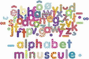 Vilac 6703 81 small letter alphabet magnets