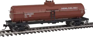 Walthers Trainline HO Scale Model Canadian National Tank Car, Red