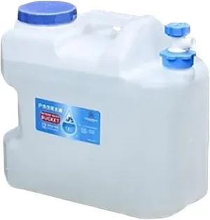 Water Container with Spigot – Portable Water Storage Carrier for Camping, Outdoor, Hiking, Backpacking (4.76 Gallon/18 Liter)