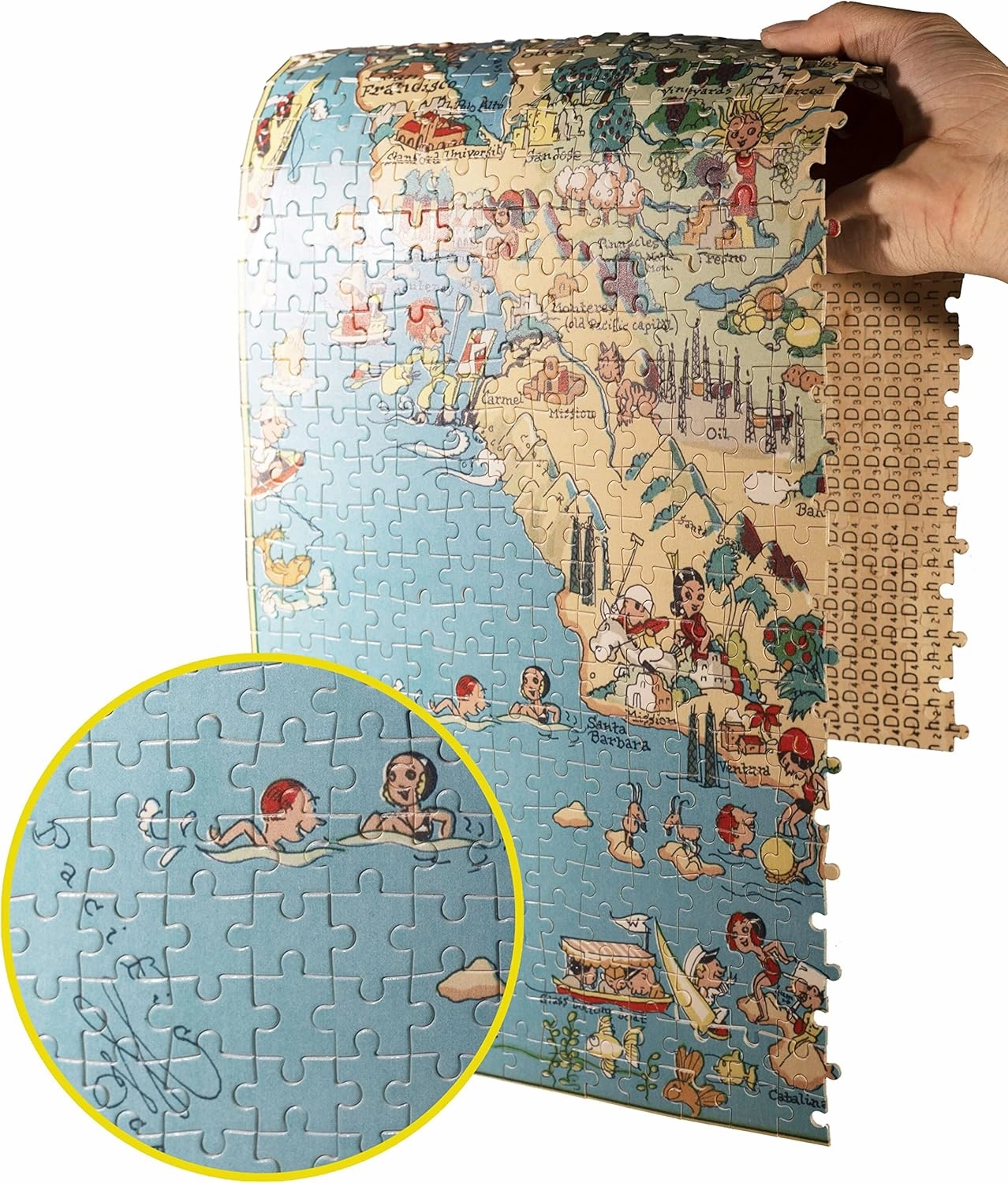 WEST Virginia Wooden Map Jigsaw Puzzle Toys for Adults USA of State Map Decorate Puzzle Games 500 Piece