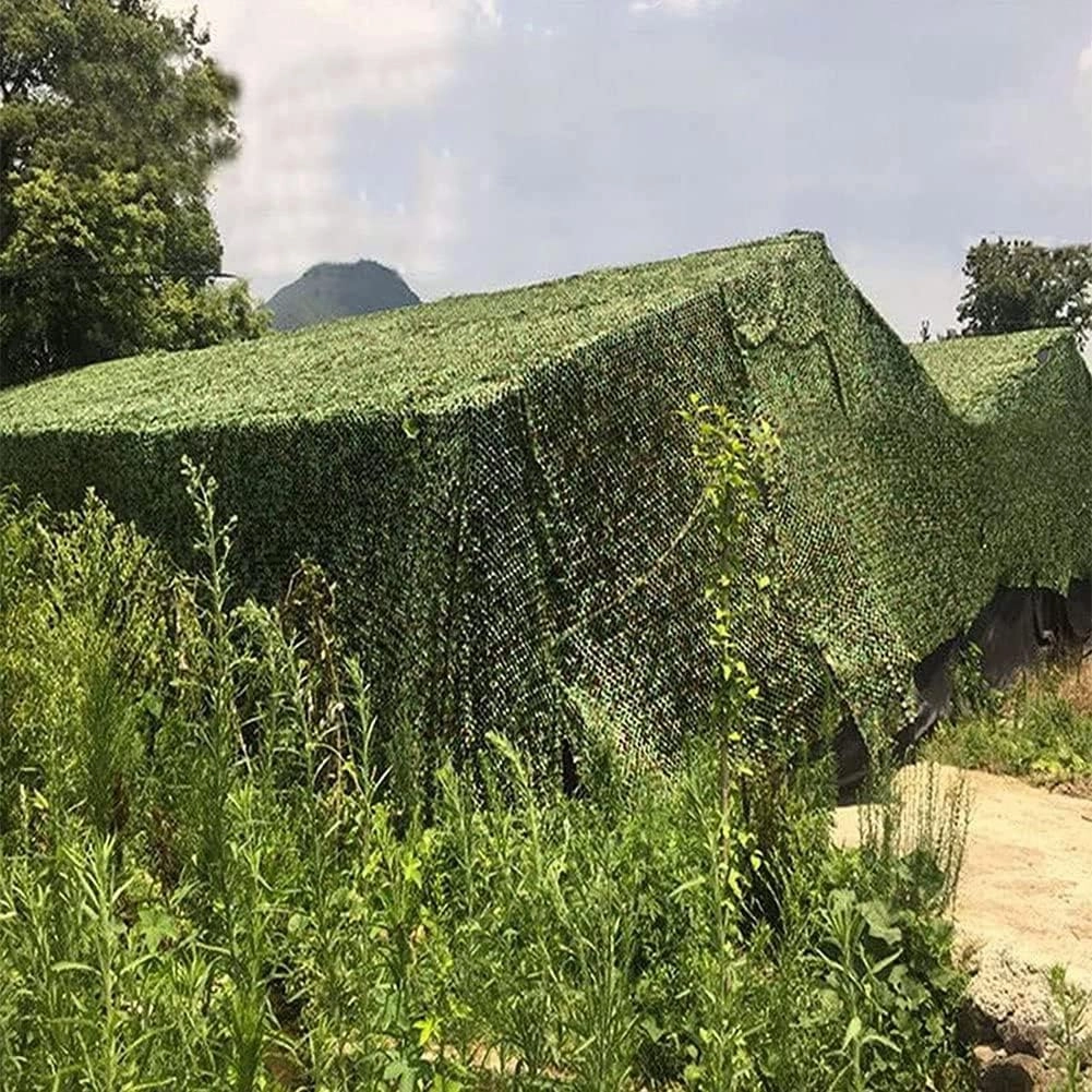 WHFTD Camouflage Netting - Camo Mosquito Nettings - Woodland Net Mesh for Covering Hunting Shooting Blind Watching Hide Party Decorations,10×15m/32.8×49.2ft