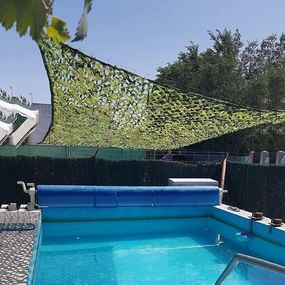 WHFTD Camouflage Netting - Camo Mosquito Nettings - Woodland Net Mesh for Covering Hunting Shooting Blind Watching Hide Party Decorations,10×20m/32.8×65.6ft