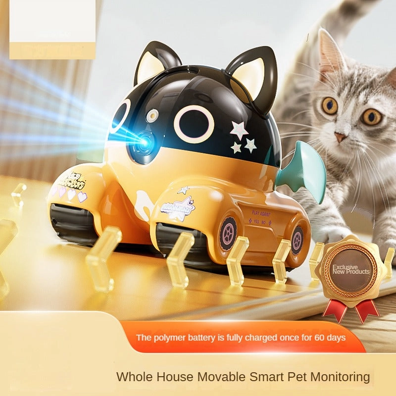 Whole house mobile camera pet monitoring robot home use