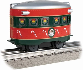 Williams By Bachmann Self Propelled Eggliner Rail Car – Christmas – O Gauge
