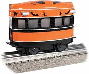 Williams By Bachmann Self Propelled Eggliner Rail Car – Halloween – O Gauge