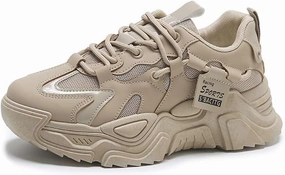 Women's Fashion Comfort Sport Breathable Mesh Platform Sneakers Casual Running Walking Shoes 5.5-8.5