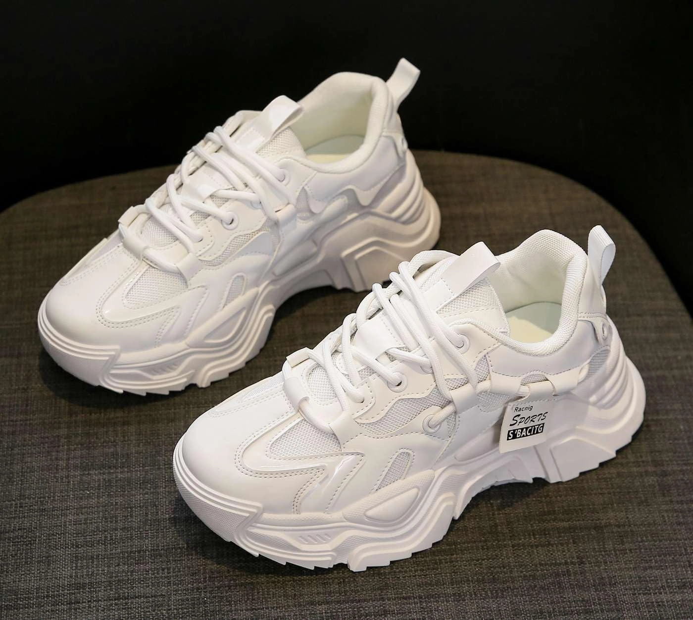 Women's Fashion Comfort Sport Breathable Mesh Platform Sneakers Casual Running Walking Shoes 5.5-8.5
