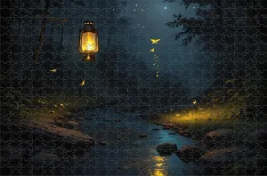 Wooden Jigsaw Puzzle 1000 Piece Japanese Castle Garden Lantern Wooden Jigsaw Puzzles Challenging Educational Fun Interactive Toys for Family Creative Gift