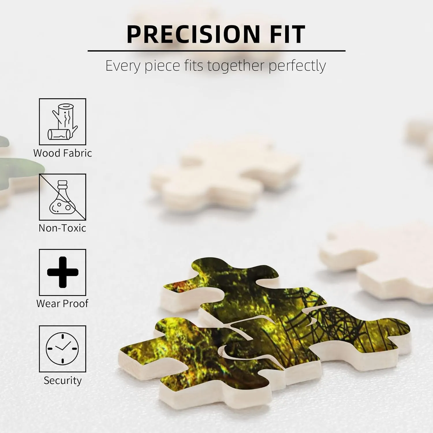 Wooden Puzzles Fish 1000 Piece Mother's Day Children's Day Exercise Patience Puzzle Game - Education Intellectual Puzzle Game Toys Gift