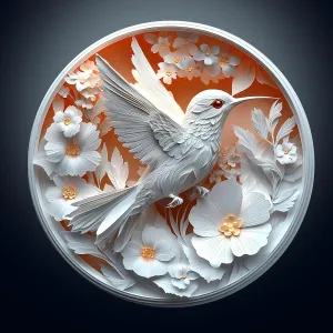 Wooden Puzzles for Adults, Unique Animal Shaped Paper Hummingbird Adult Puzzle, 3D Vision Wooden Jigsaw Puzzles Adult, Challenging Creative Gifts Family Games 8.5 * 8.5in 100pcs