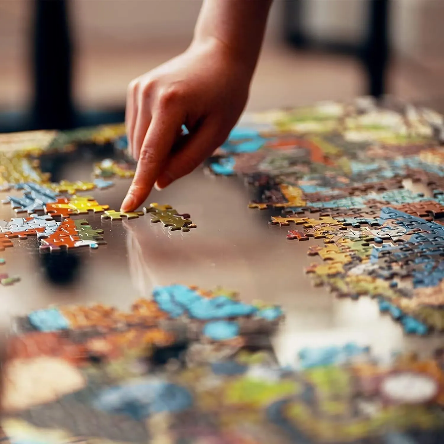 Wooden Puzzles Jesus is at Sea 500 Pieces of Adult Jigsaw Puzzles Underwater World Challenge Puzzles Difficult Fish and Animal Puzzles