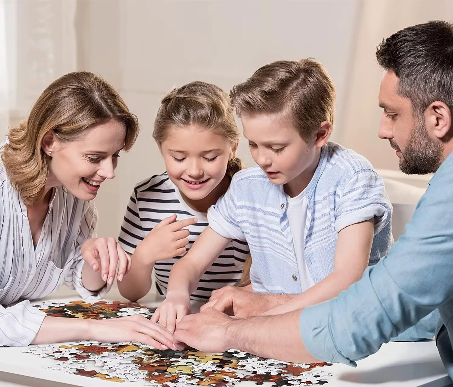 Wooden Puzzles Jesus is at Sea 500 Pieces of Adult Jigsaw Puzzles Underwater World Challenge Puzzles Difficult Fish and Animal Puzzles