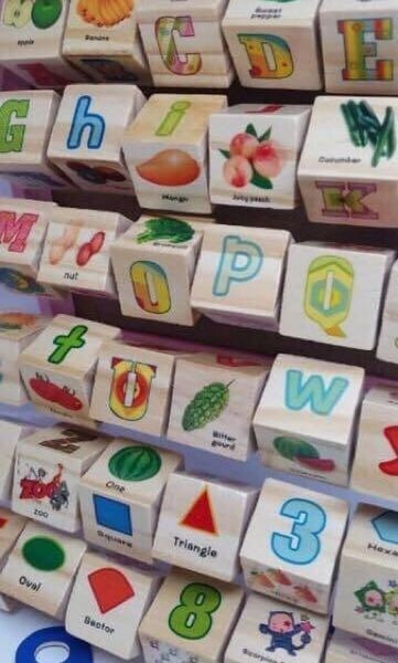Wooden Children Learning Flap