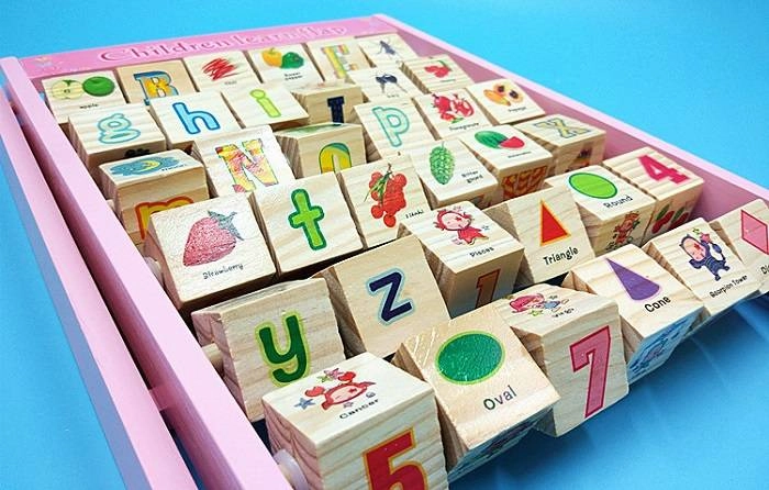 Wooden Children Learning Flap