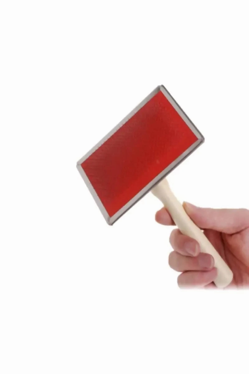 Wooden Handle Pet slicker Brush For Pet Hair Removal