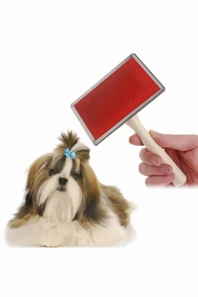 Wooden Handle Pet slicker Brush For Pet Hair Removal