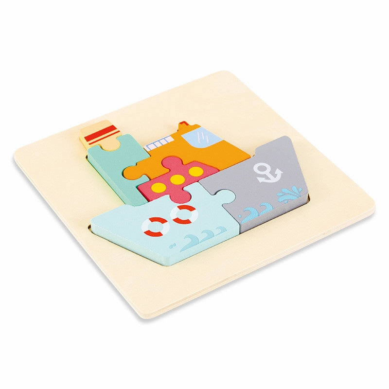 Wooden Jigsaw Puzzle Blocks Wooden Puzzle Toys for Toddlers