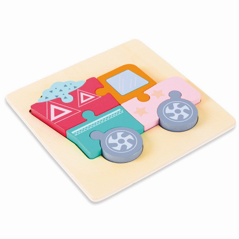 Wooden Jigsaw Puzzle Blocks Wooden Puzzle Toys for Toddlers
