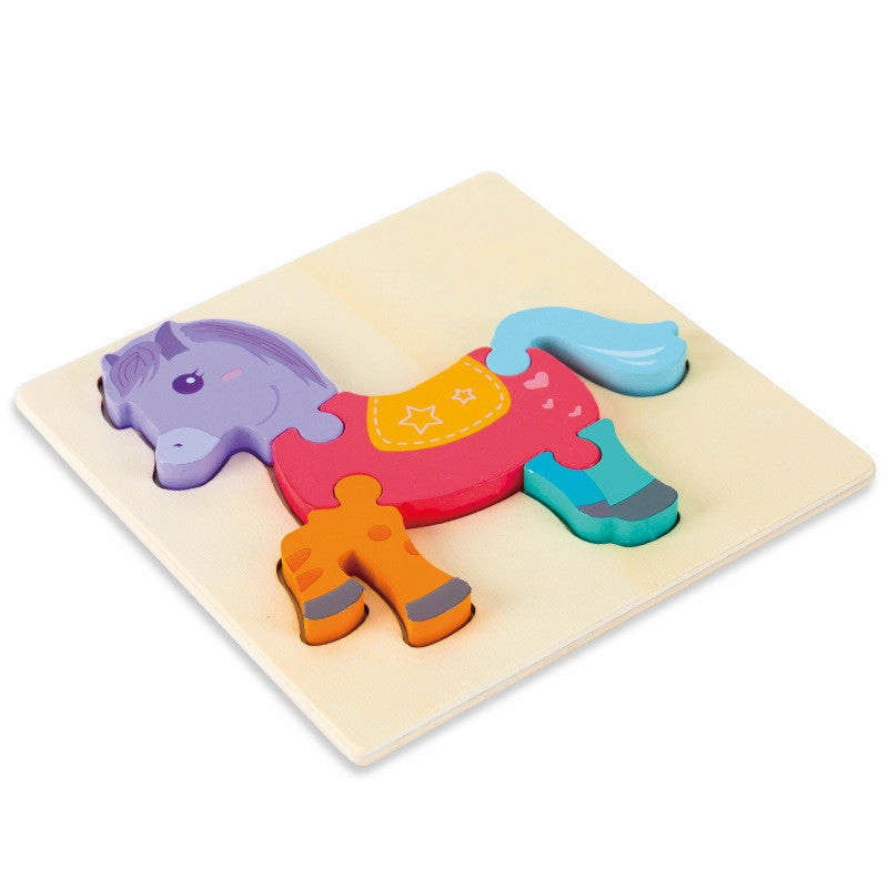 Wooden Jigsaw Puzzle Blocks Wooden Puzzle Toys for Toddlers