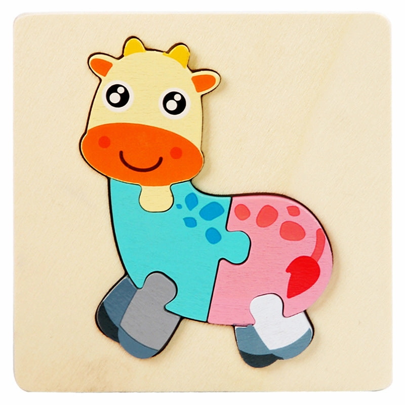 Wooden Jigsaw Puzzle Blocks Wooden Puzzle Toys for Toddlers